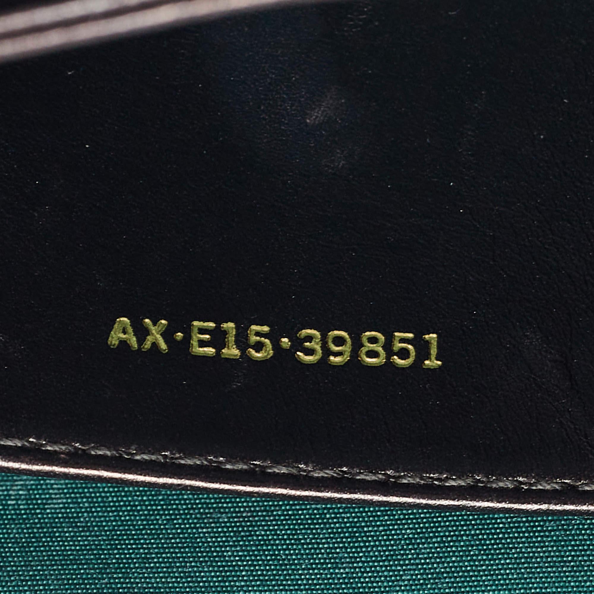 Bvlgari Black Leather and Perspex Flap Cover Shoulder Bag 14