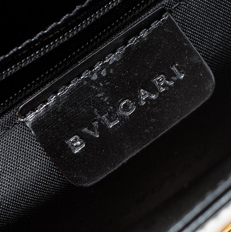 Bvlgari Black Leather Clutch Bag 4