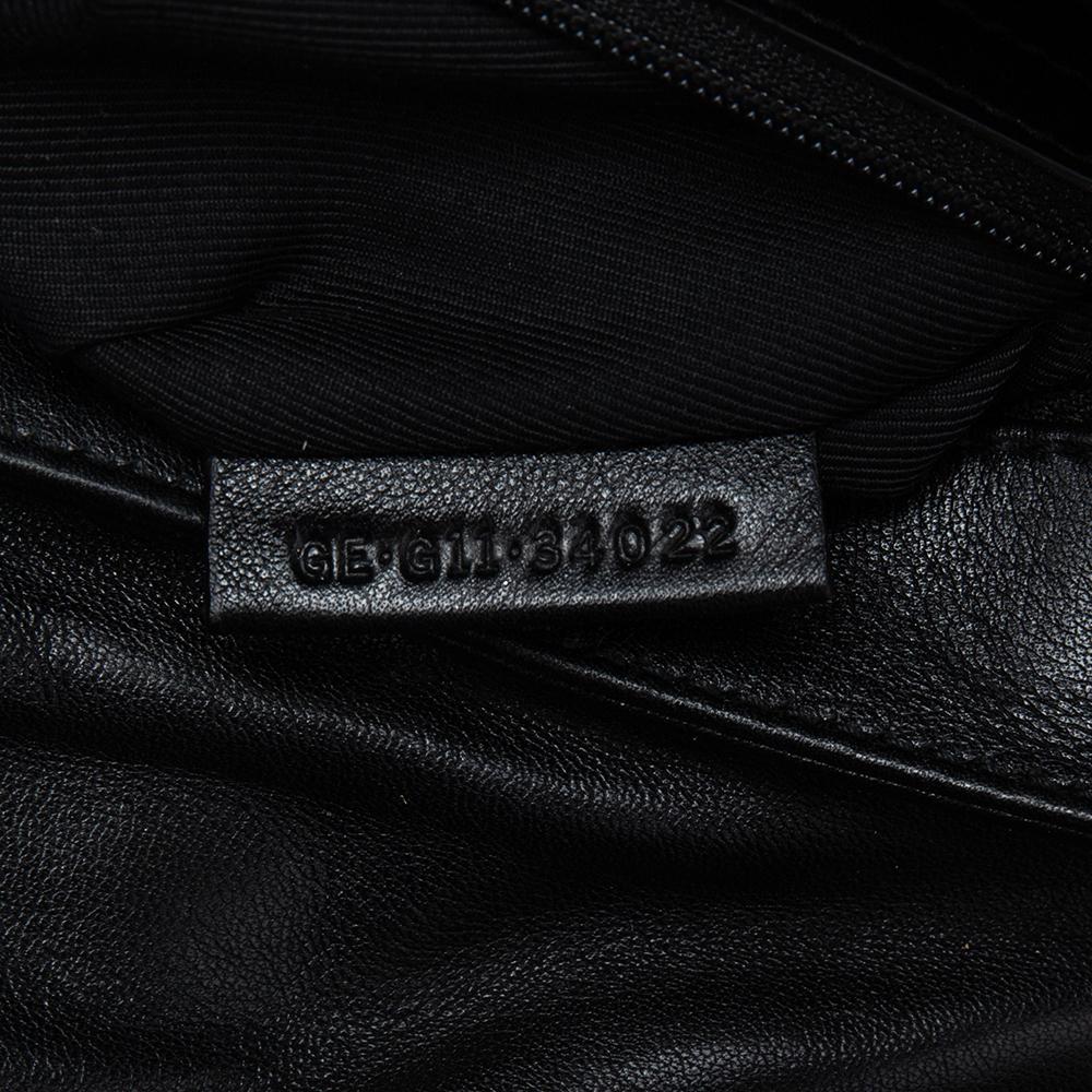 Bvlgari Black Leather Flap Shoulder Bag 6
