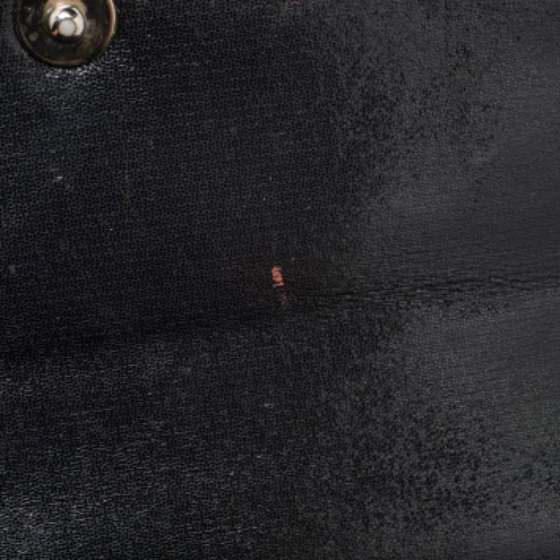 Bvlgari Bolso mediano con solapa Serpenti Forever de piel y charol negro 3