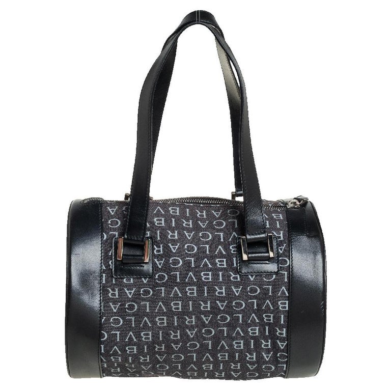 Leather crossbody bag Bvlgari Black in Leather - 25304604