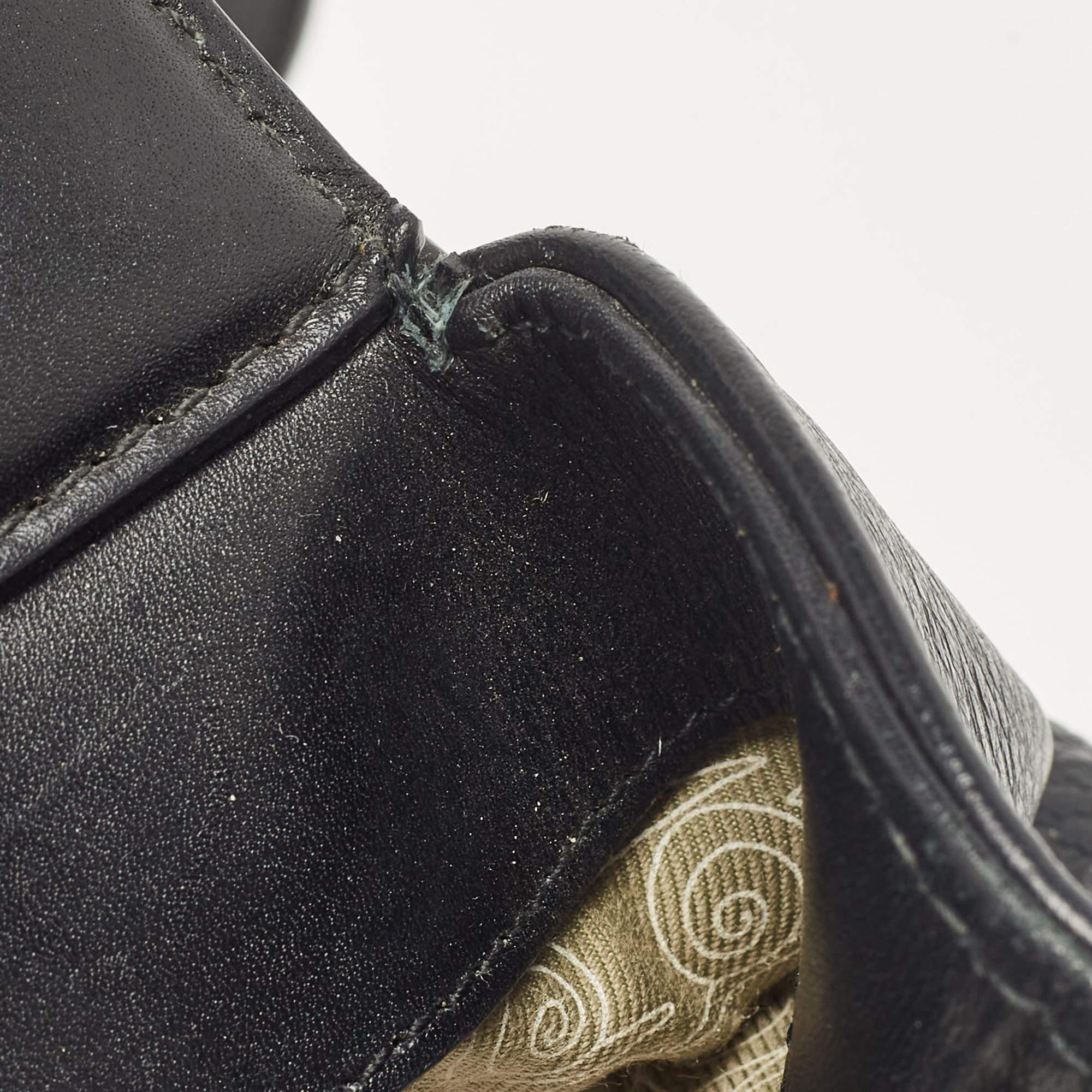 Bvlgari Black Patent and Leather Isabella Rossellini Tote 5