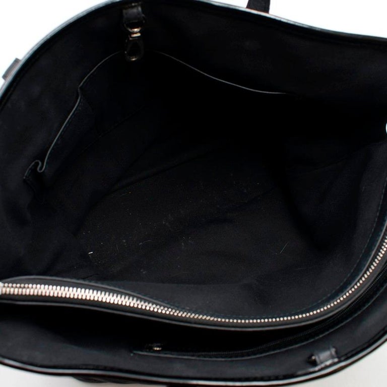Bvlgari Black Quilted Patent Leather Tote Bag at 1stDibs | black patent ...