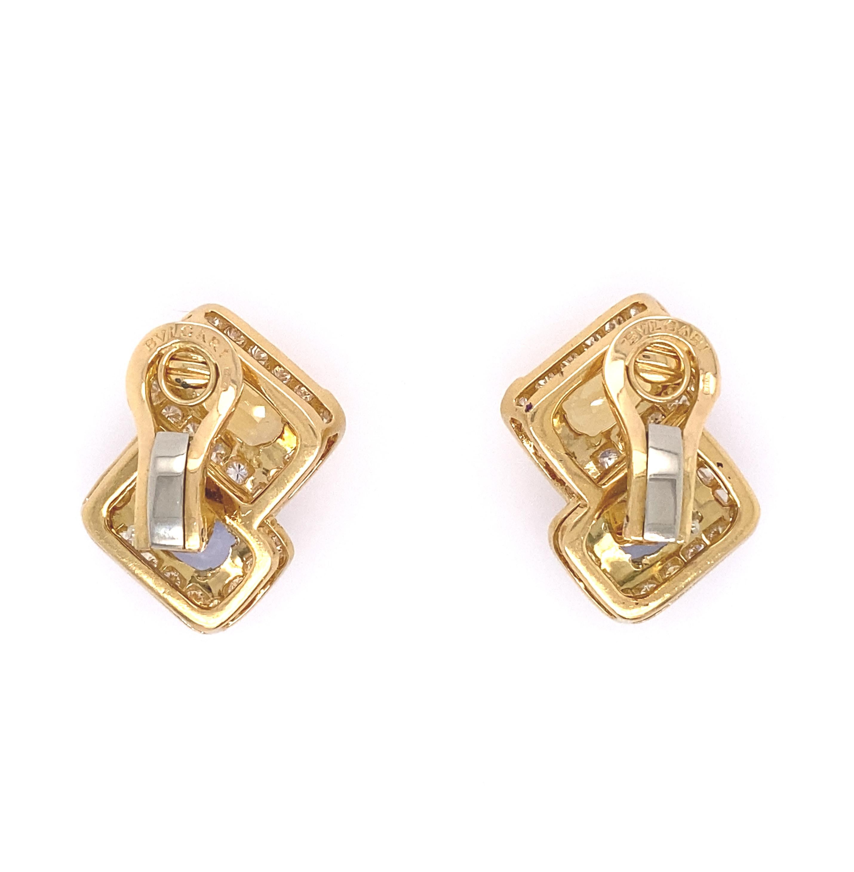 yellow sapphire and diamond earrings