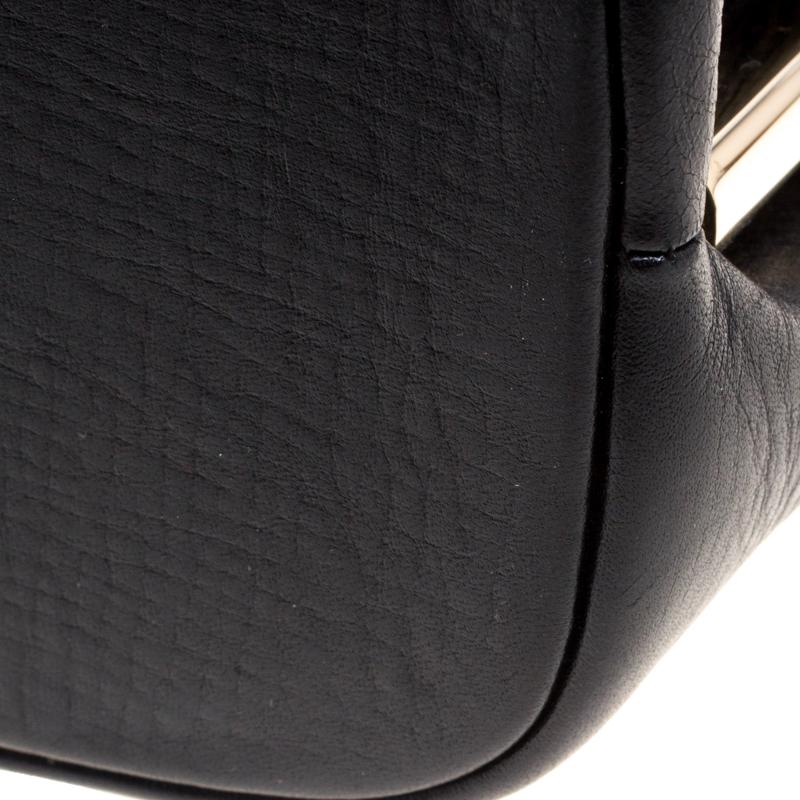 Bvlgari Blue/Black Leather Icona Shoulder Bag 7