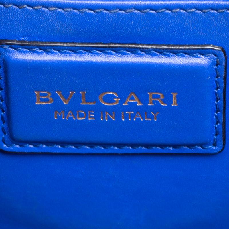 Bvlgari Blue Leather Medium Serpenti Forever Shoulder Bag 1