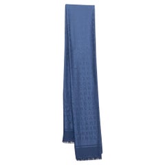 Stola in seta Bvlgari Blue Logomania