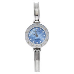 Bvlgari Blue Mother of Pearl Stainless Steel B.Zero1 BZ22S Women's Wristwatch 22