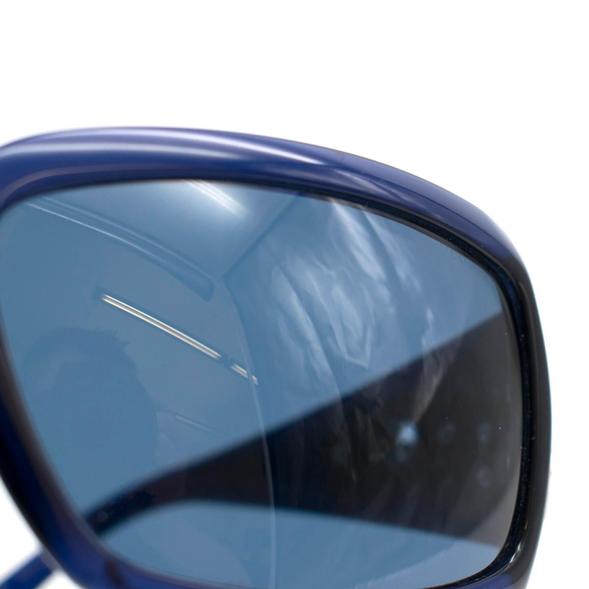 Bvlgari Blue Swarovski Crystal Embellished Sunglasses 1