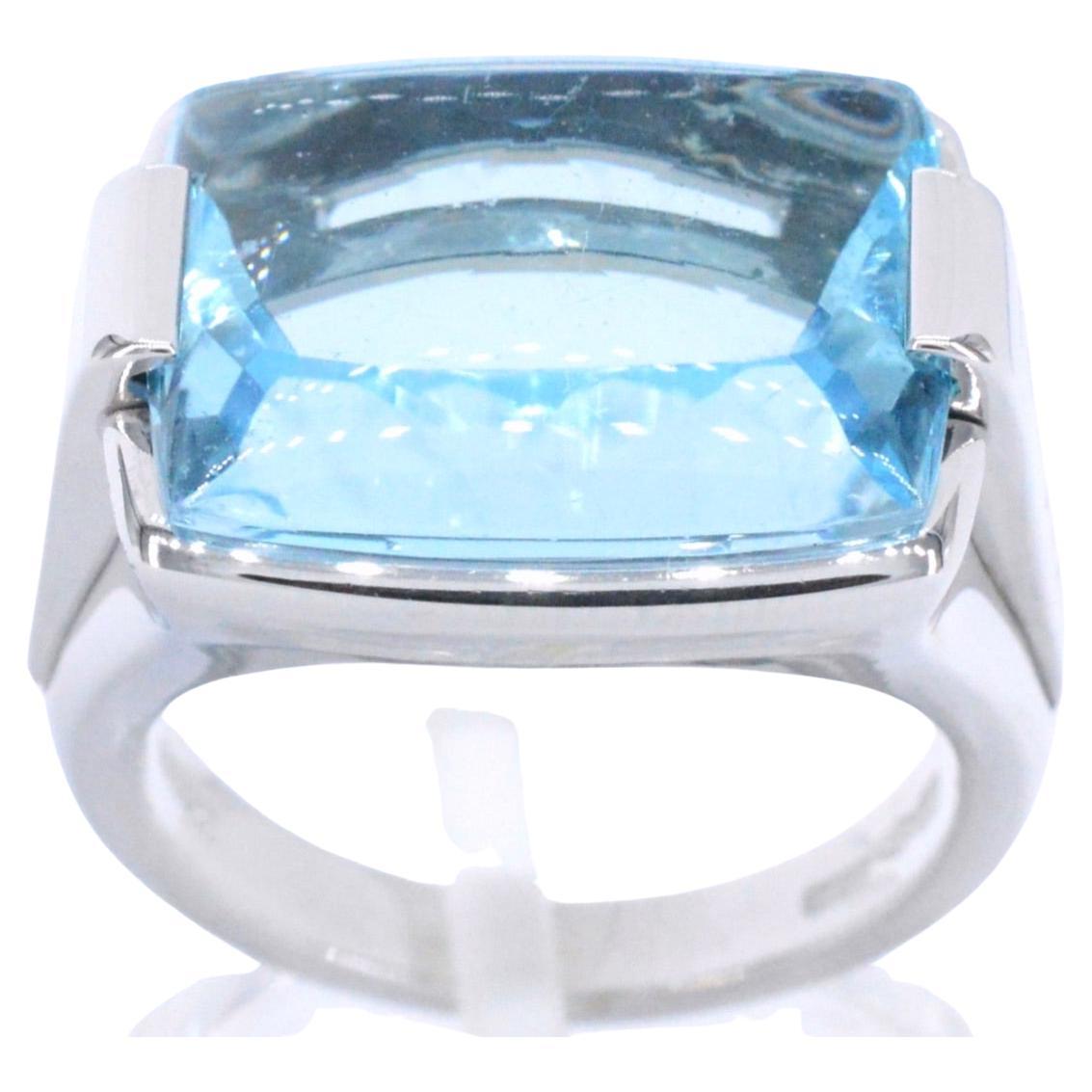 Bvlgari Blue Topaz Cocktail Ring