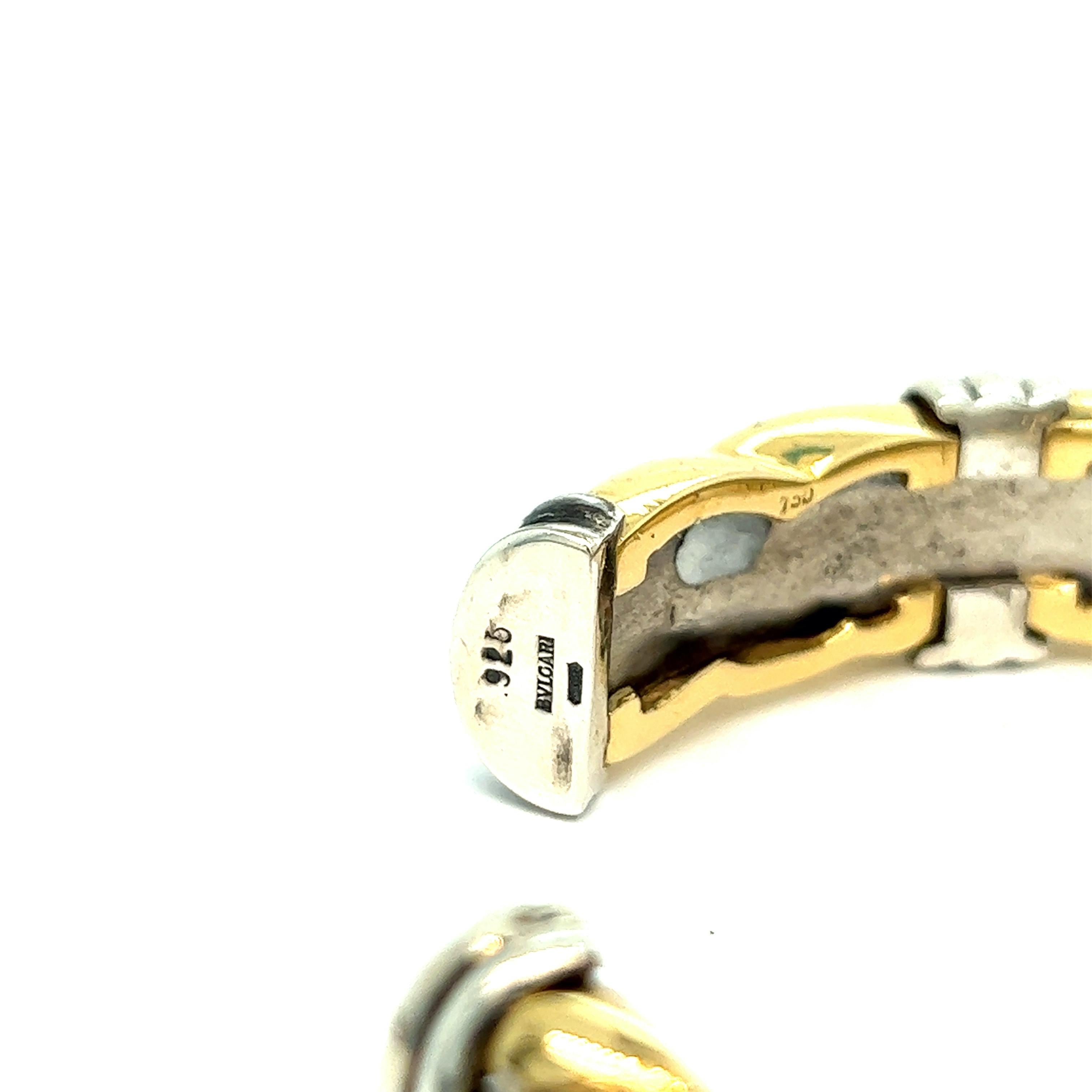 Bvlgari Braided Gold Cuff Bracelet For Sale 4