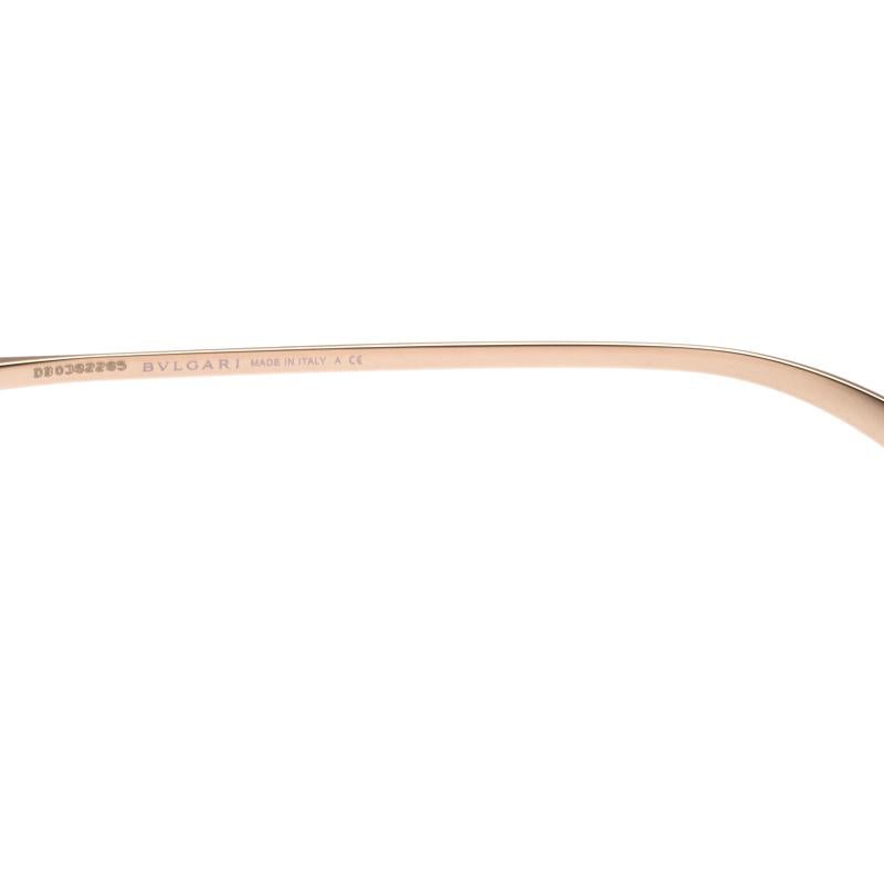 Bvlgari Bronze/Black Gradient 6103 Serpenteyes Geometric Sunglasses In New Condition In Dubai, Al Qouz 2