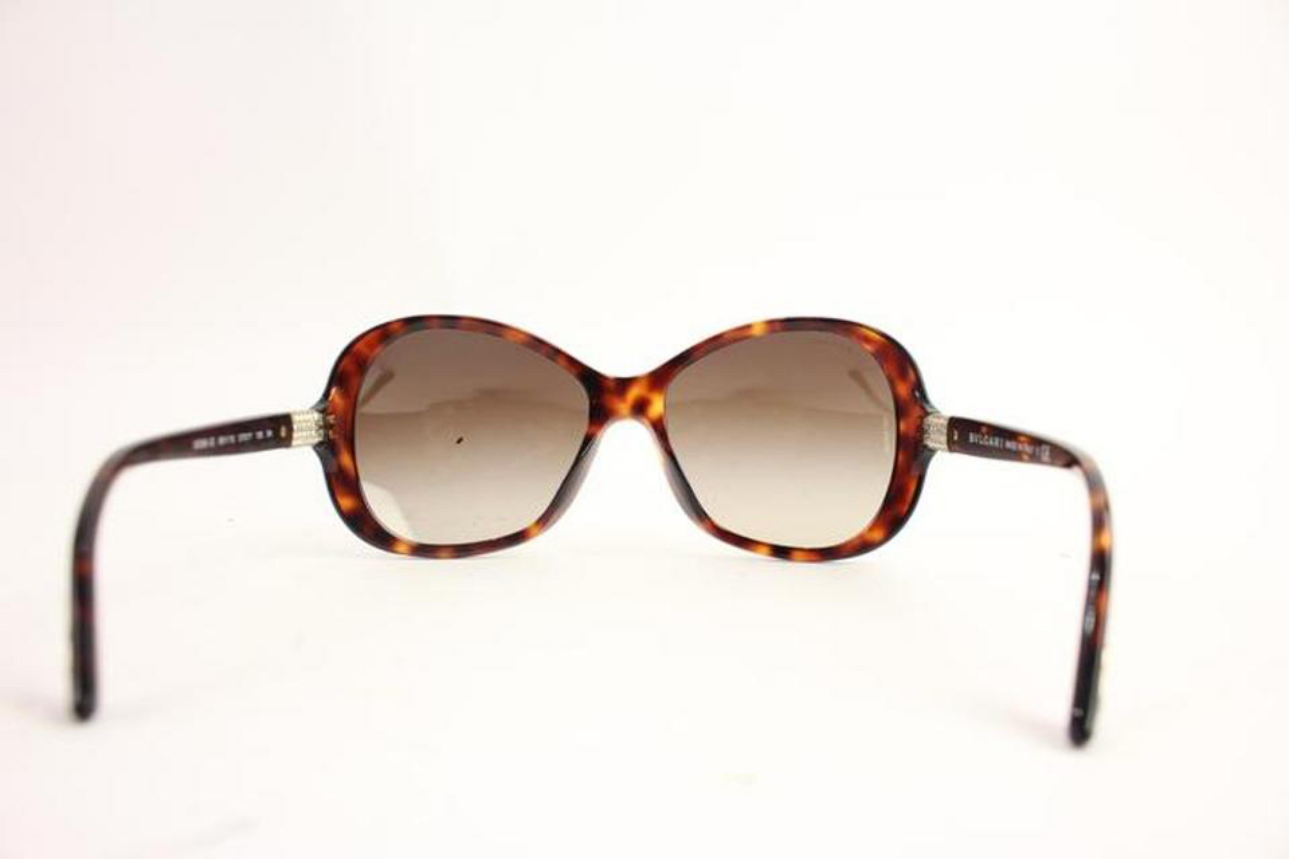 BVLGARI Brown 8068-b 48bgc920 Sunglasses In Fair Condition For Sale In Forest Hills, NY