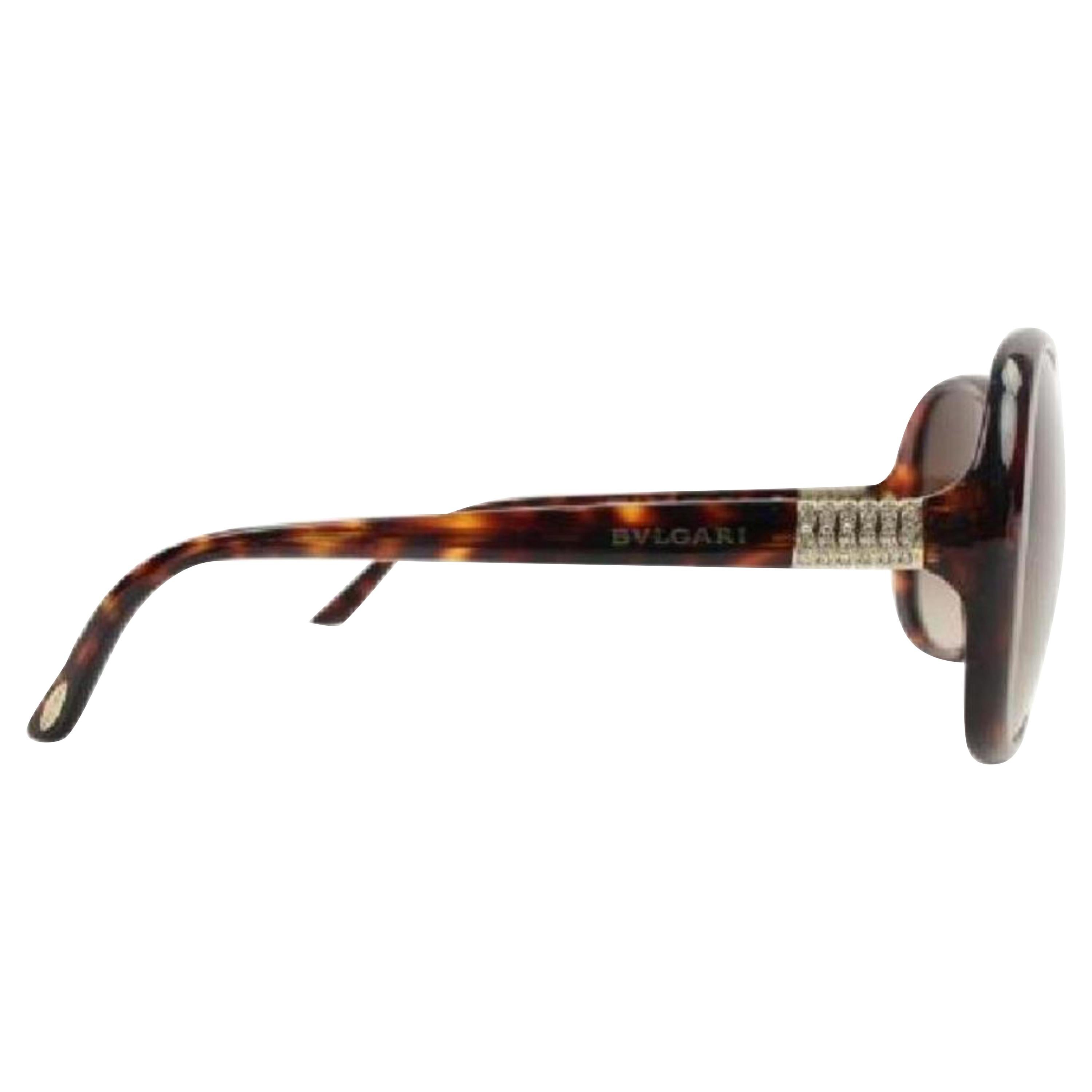 BVLGARI Brown 8068-b 48bgc920 Sunglasses For Sale