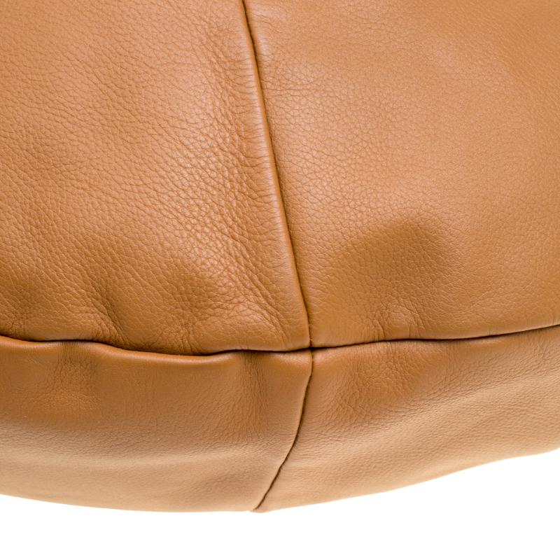 Bvlgari Brown Leather Hobo 2
