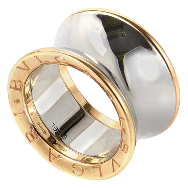 Bvlgari ring cheap stainless steel