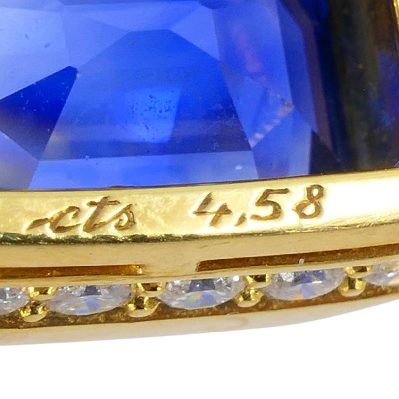 Bvlgari Bulgari Collier en or 18k Diamants Sri Lanka Saphirs No Heat 39.77 Cts en vente 8