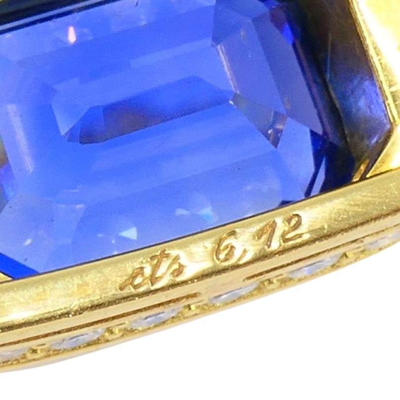 Bvlgari Bulgari Collier en or 18k Diamants Sri Lanka Saphirs No Heat 39.77 Cts en vente 11