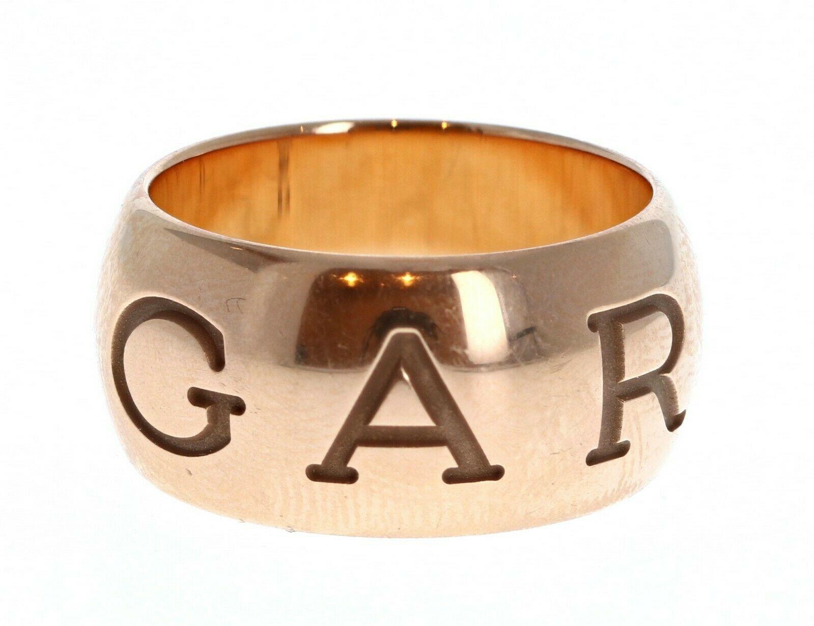 Bvlgari Bulgari 18K Rose Gold Monologo Wide Band Ring 12.9g Size 54


For sale is a Bvlgari wide band ring 
The ring is a size 54 US size 6.5
 Perfect worn day or night.
 Get this stunning ring now!



Metal: 18k rose gold
     
Hallmark: 750 Made