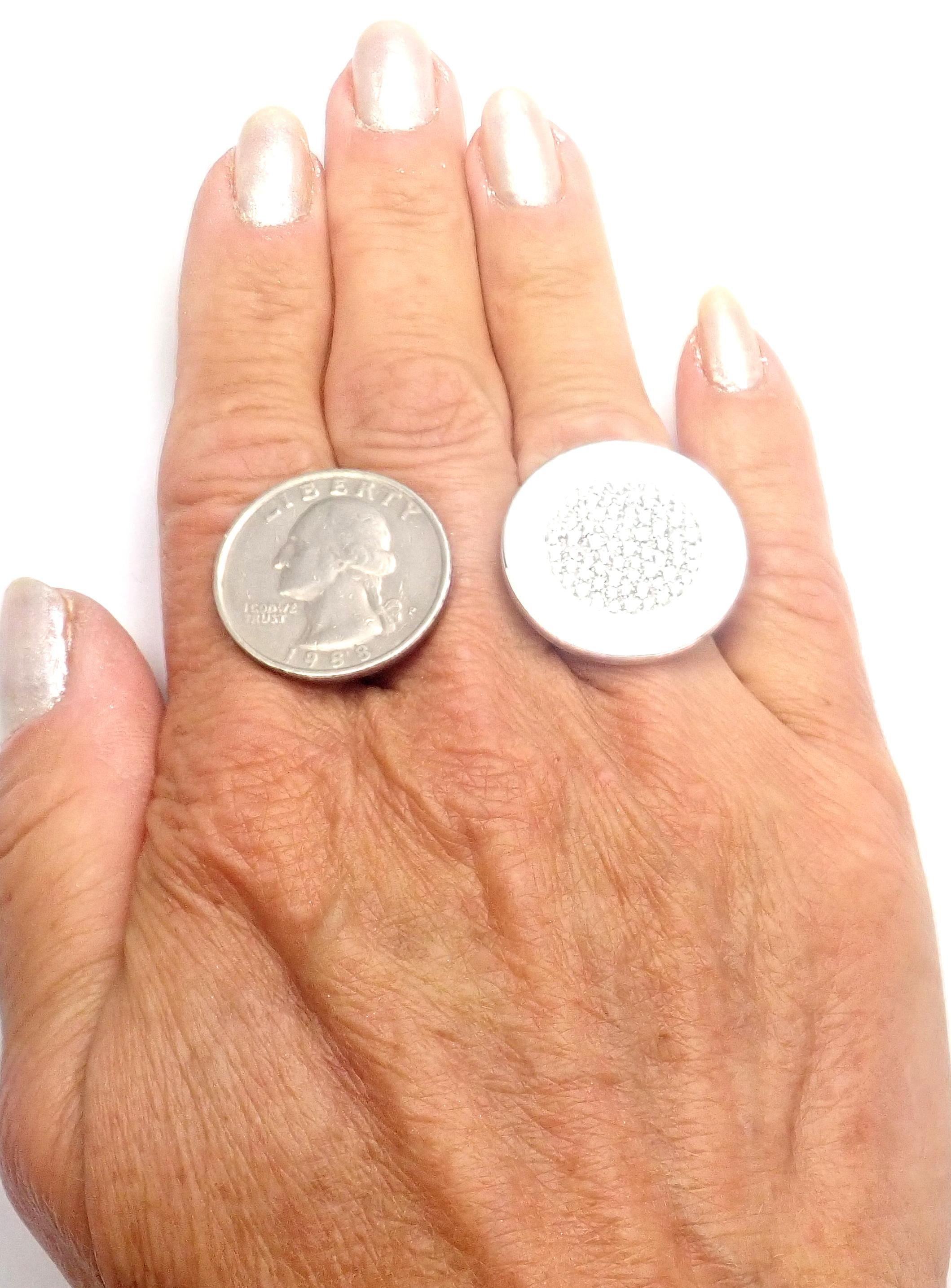 Bvlgari Bulgari Anillo de diamantes de oro blanco de 18 quilates en venta 5