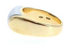 Bvlgari Bulgari 18k Yellow & White Gold Tronchetto Ring 8.4g