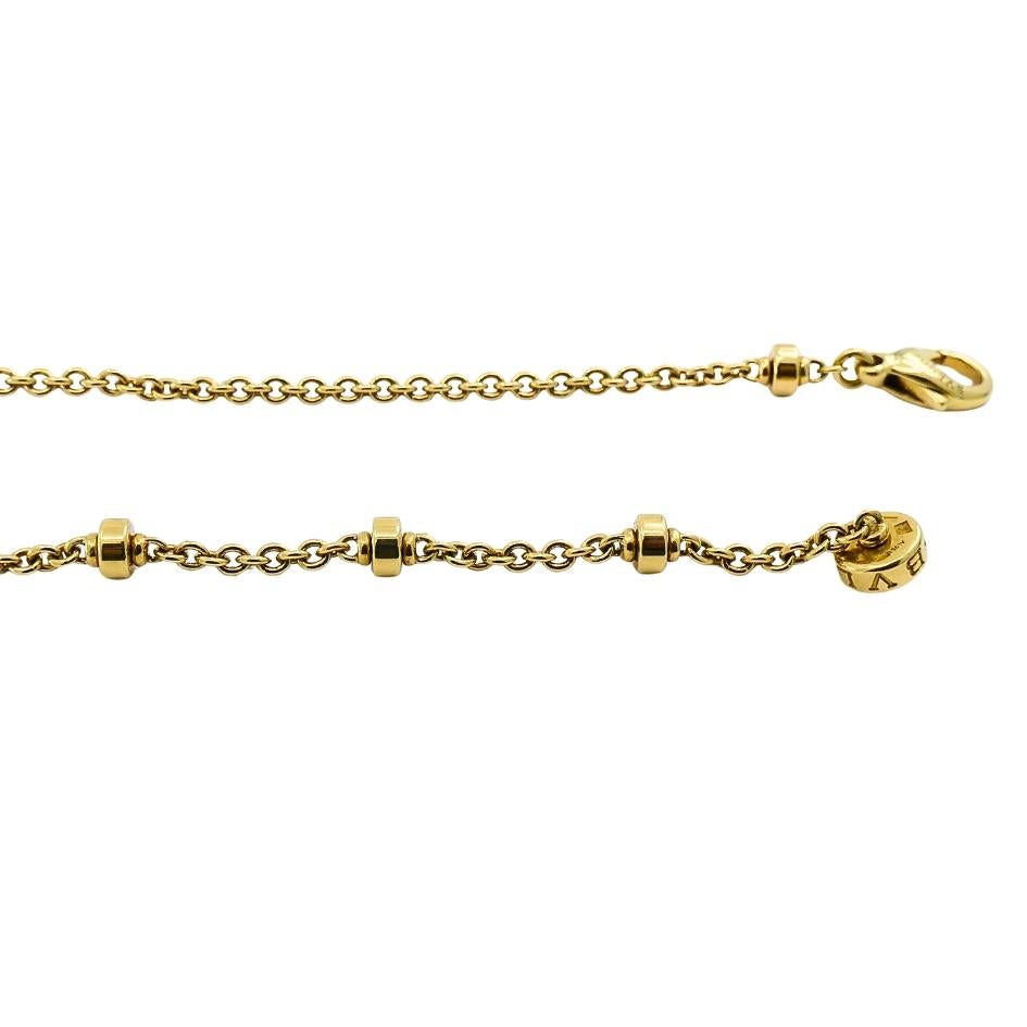 Bvlgari Bulgari 88 Club 18K Gold Amethyst Peridot Halskette im Angebot 3