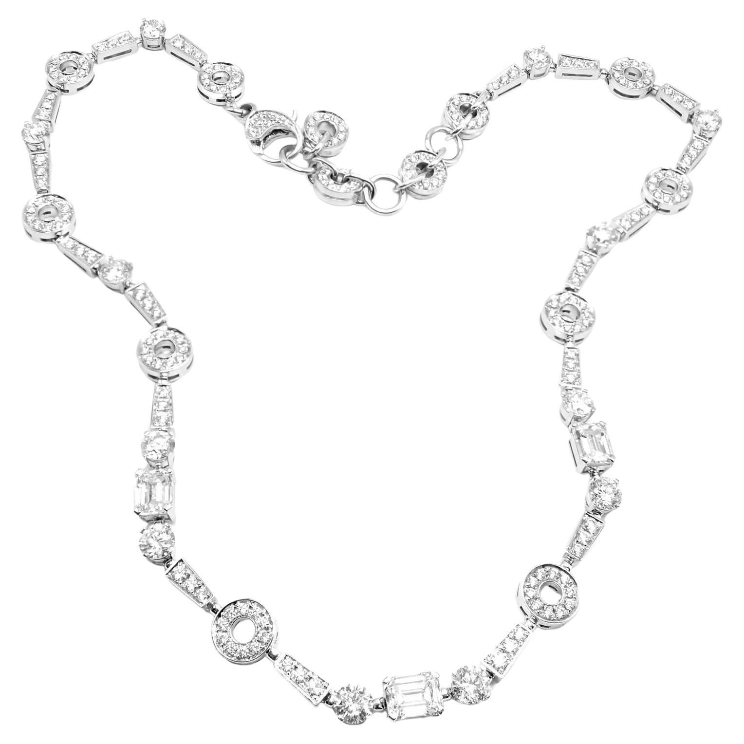 Bvlgari Bulgari Allegra Diamond White Gold Tennis Necklace