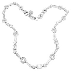 Bvlgari Bulgari Allegra Diamond White Gold Tennis Necklace