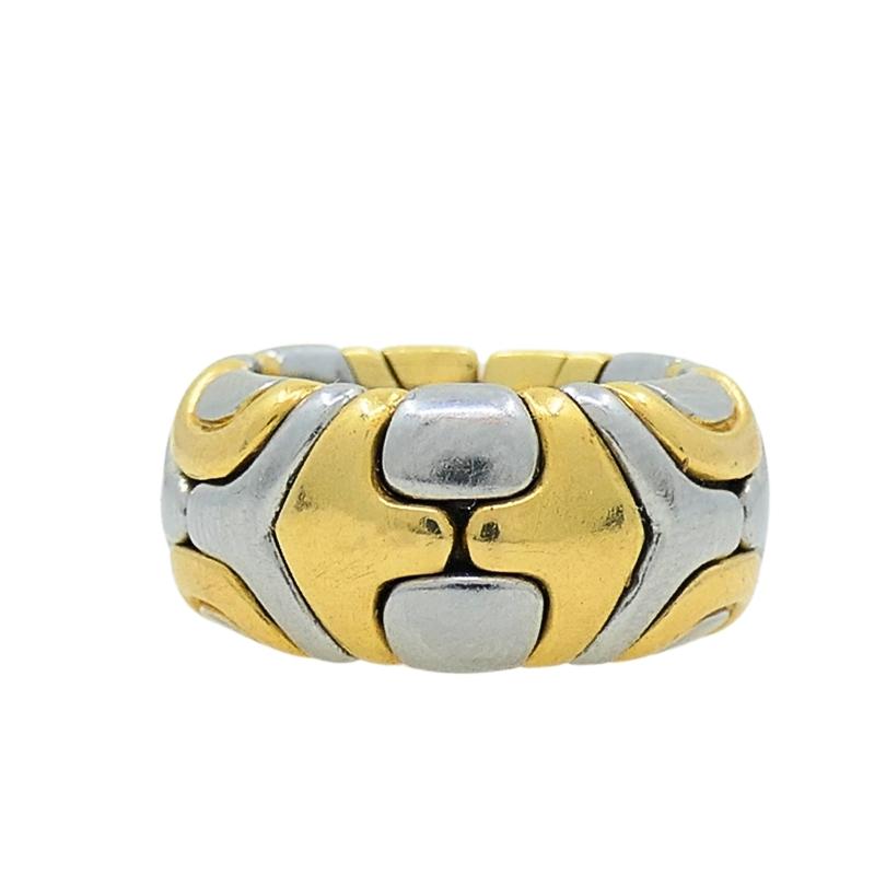 Bvlgari Bulgari Alveare Ring Gold Stainless Steel For Sale 2