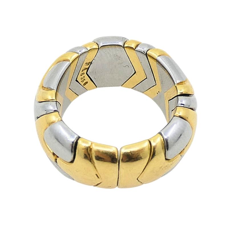Women's Bvlgari Bulgari Alveare Ring Gold Stainless Steel For Sale