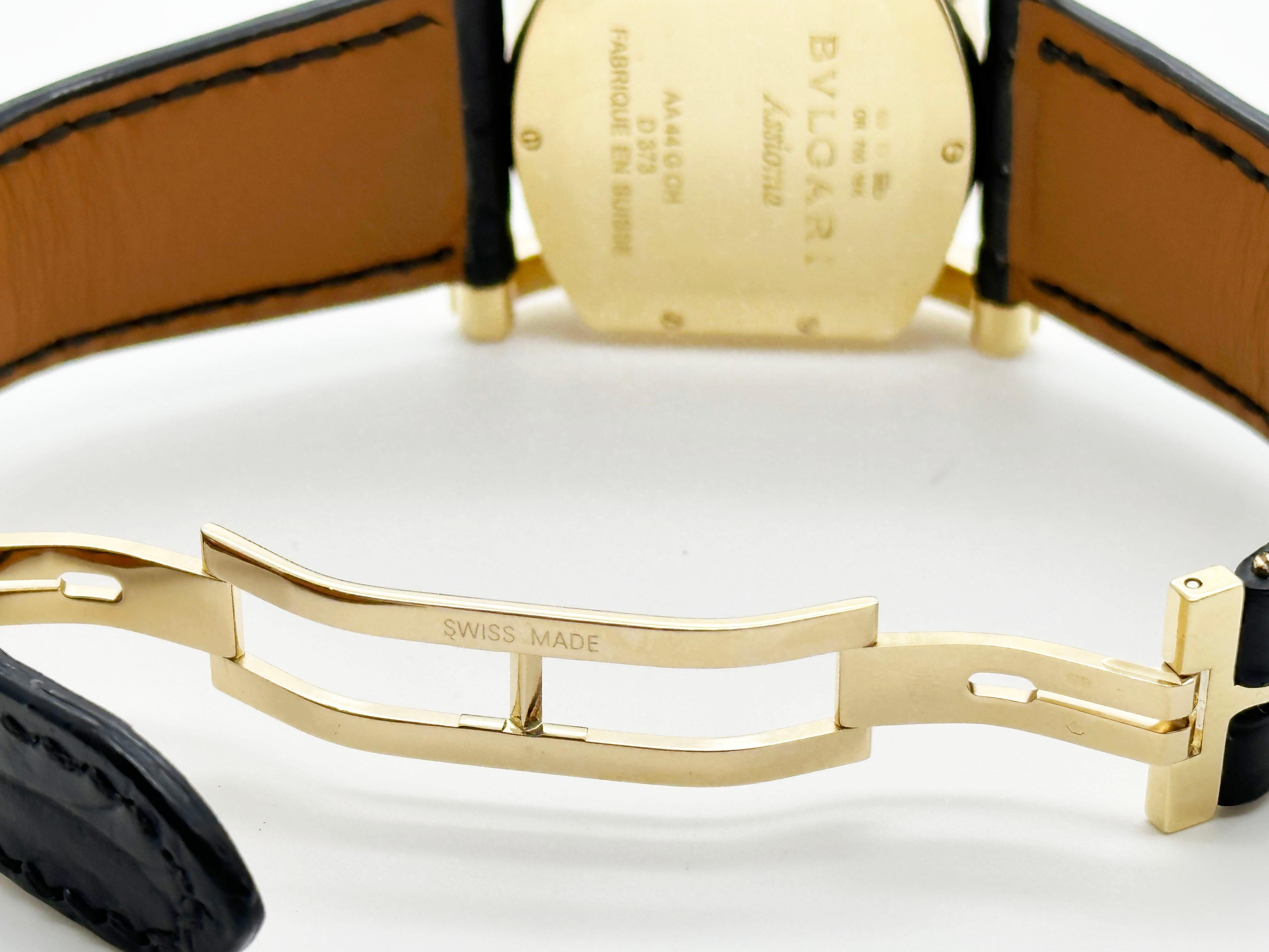 Bvlgari Montre homme Bvlgari Assioma AA44 G CH Chronographe Or jaune 18 carats Bon état à San Diego, CA
