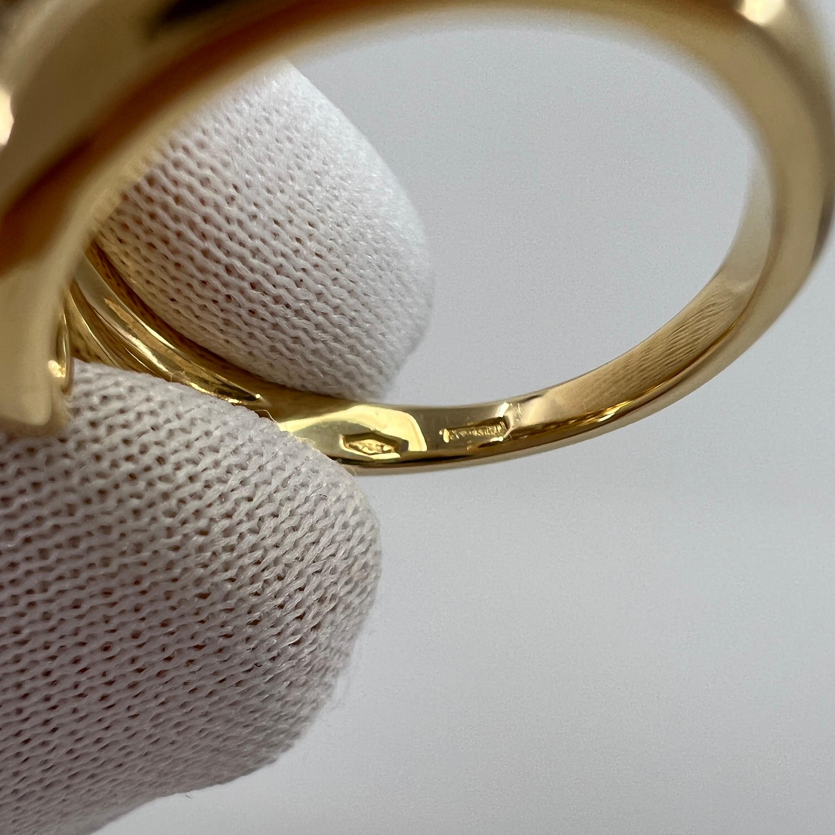 Bvlgari Bulgari Astraea Diamond Pave 18k Yellow Gold Ring with Box US 5