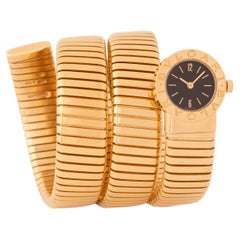 Bvlgari Bulgari BB191T Reloj Tubogas Serpenti de Oro Amarillo de 18 Kilates Caja y papeles