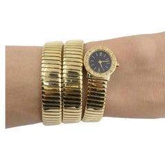 Bvlgari Bulgari BB19 Tubogas Gold Wrap Watch