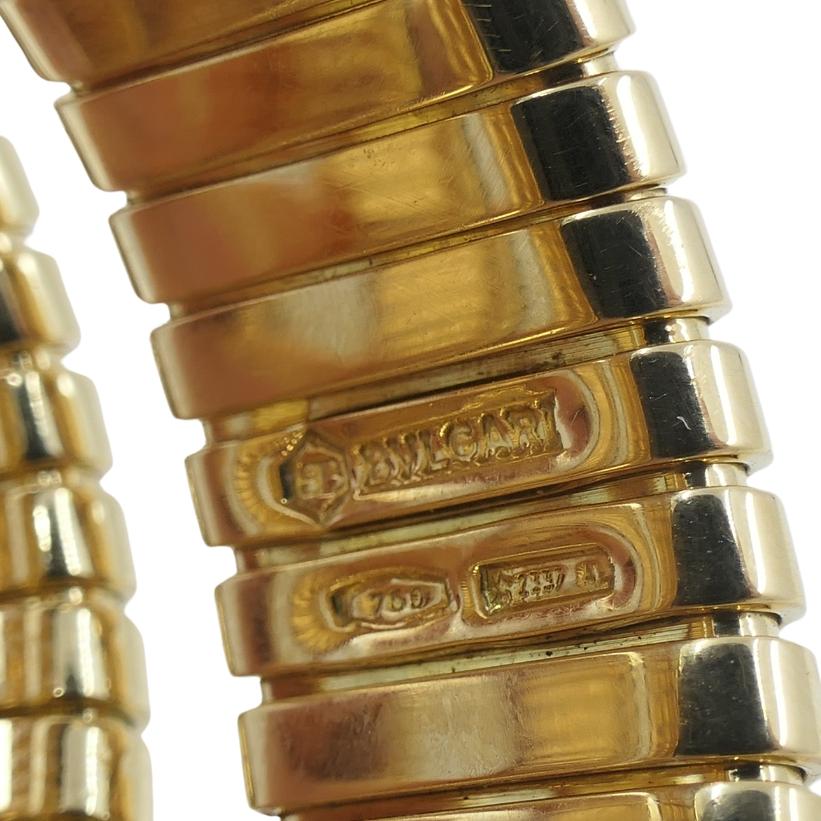 Bvlgari Bulgari BB19 Tubogas Gold Wrap Watch For Sale 1