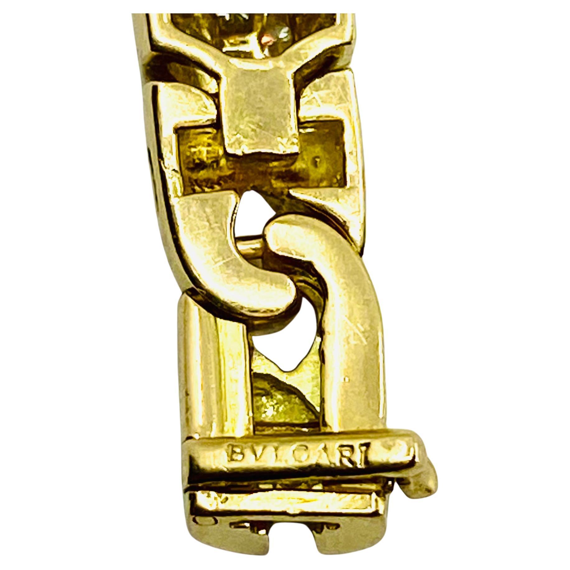 Bvlgari Bulgari Bracelet saphir diamant or 18 carats en vente 5