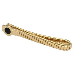 BVLGARI Bulgari Bulgari Tie Pin Onyx K18 Yellow Gold