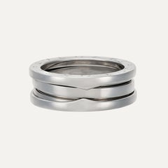 Bvlgari (Bulgari) B.Zero1 18k White Gold Ring with Original Box
