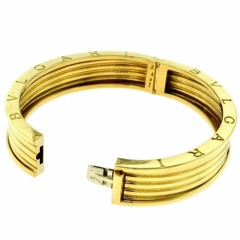 Bvlgari gold bangle bracelet Clearance
