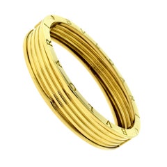 Bvlgari Bulgari B.zero1 Large 4-Band Wide Yellow Gold Bangle Bracelet