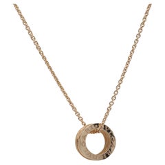 Bvlgari Bulgari B.Zero1 Design Legend Rose Gold White Ceramic Pendant Necklace