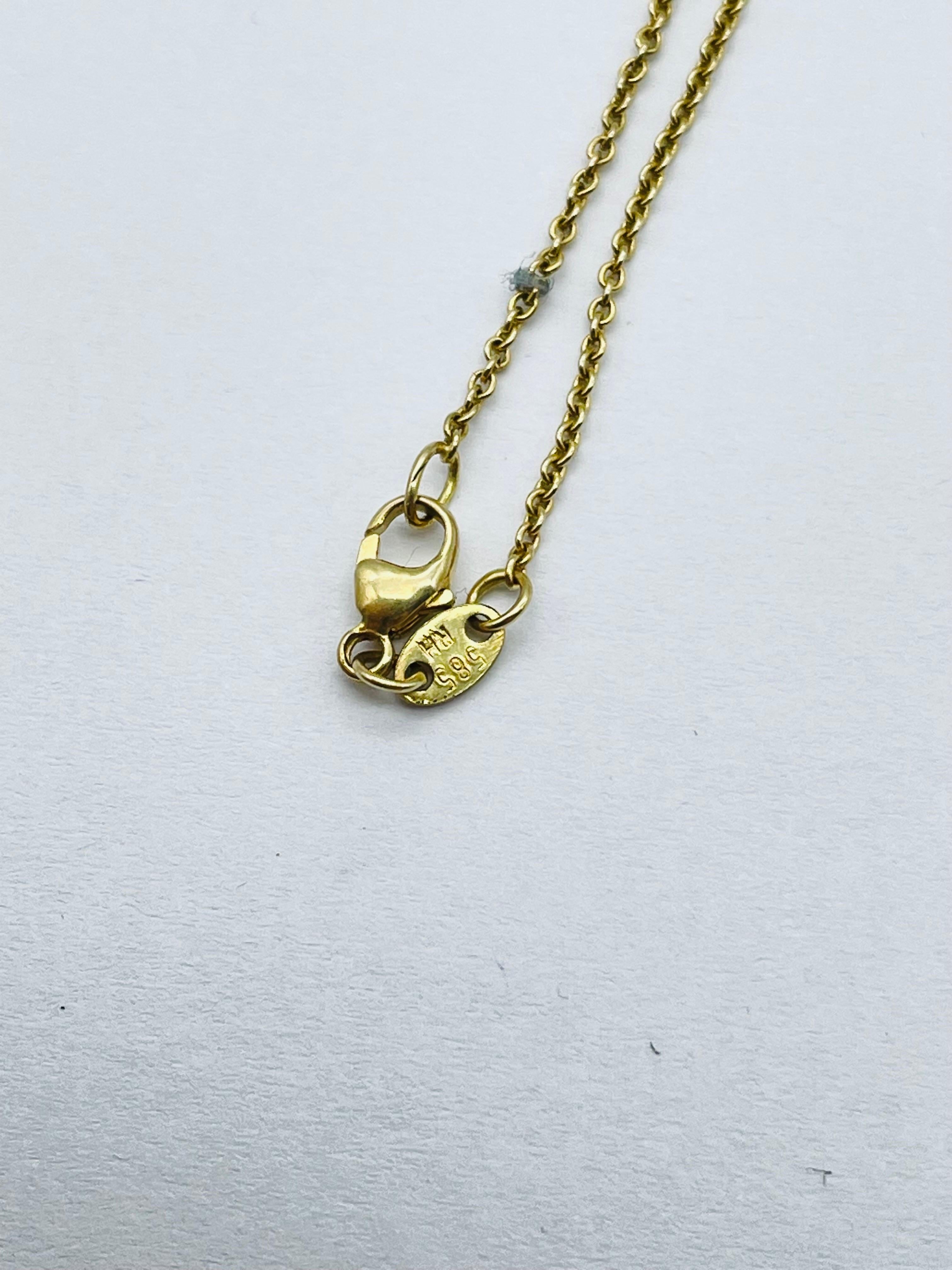 BVLGARI - BULGARI B.zero1 Halskette aus 18 Karat Gelbgold, mit Diamanten besetzt im Angebot 8