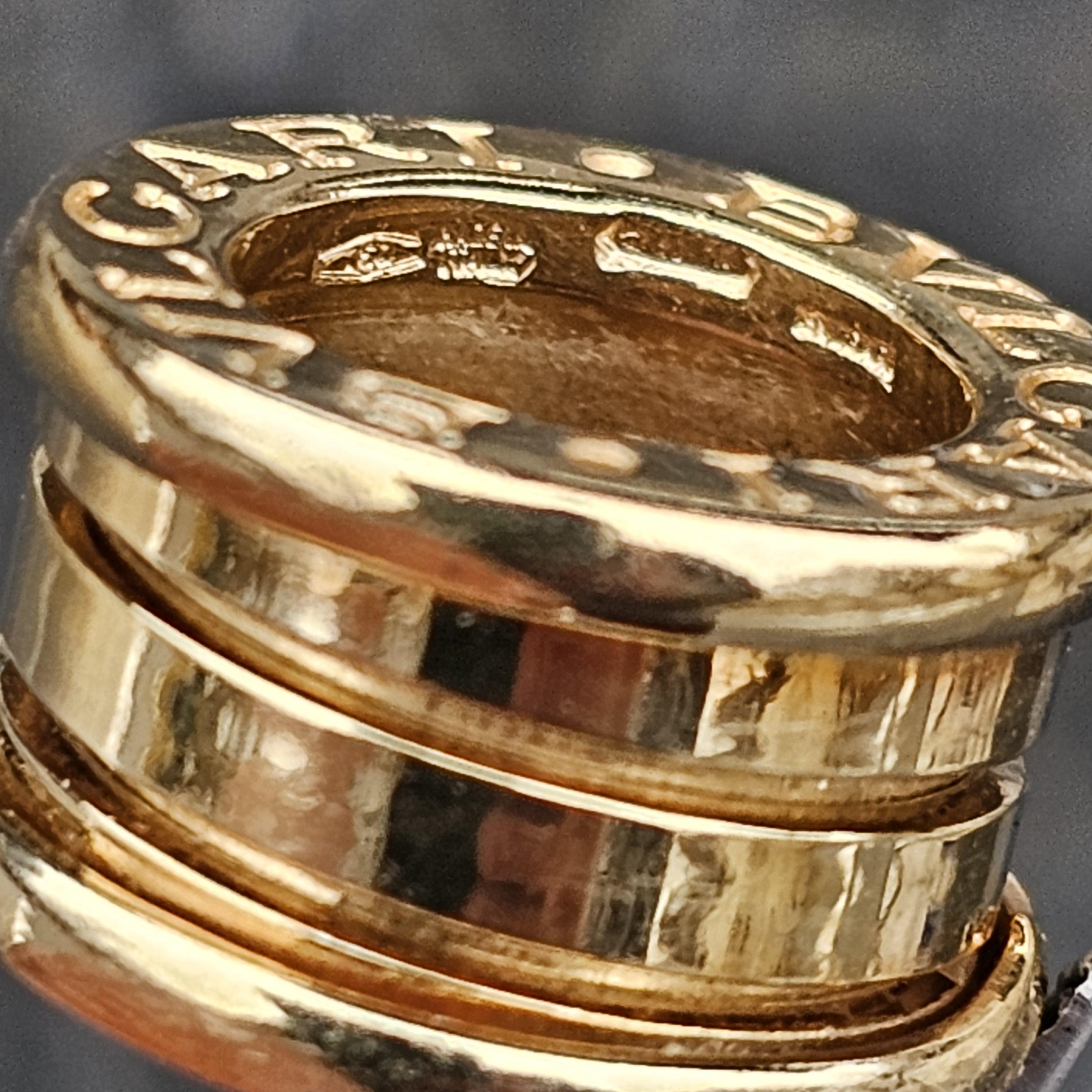 Bvlgari Bulgari B.zero1 Ciondolo Solo Oro Giallo 18k 1/2