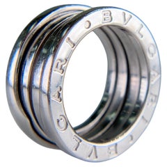 BVLGARI Bulgari B.zero1 Three-Band Ring 18k White Gold