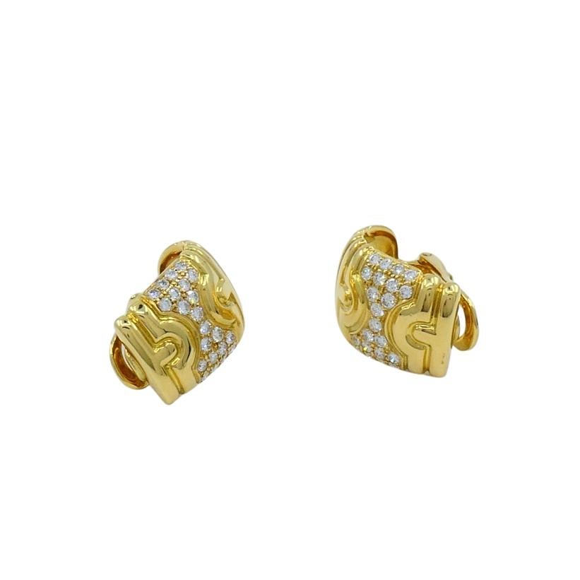 Bvlgari Bulgari Diamant-Ohrringe Parentesi Clip-On im Angebot 5