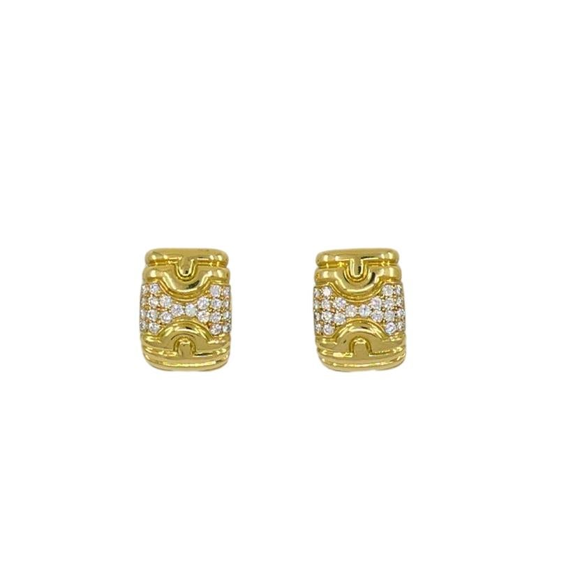 Bvlgari Bulgari Diamant-Ohrringe Parentesi Clip-On im Zustand „Hervorragend“ im Angebot in Beverly Hills, CA