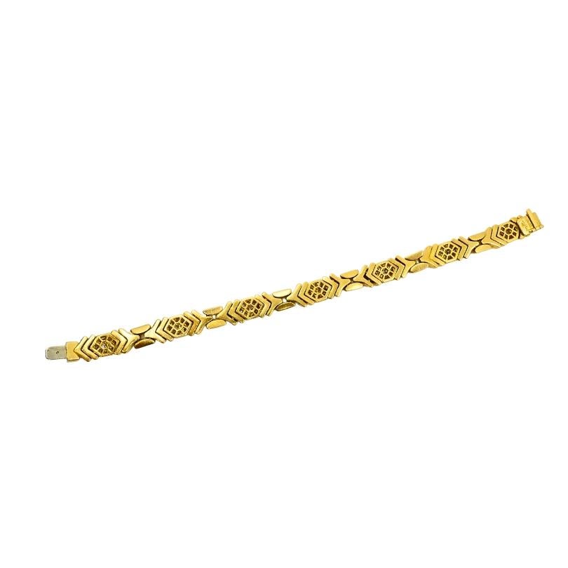 Women's Bvlgari Bulgari Diamond Gold Bracelet
