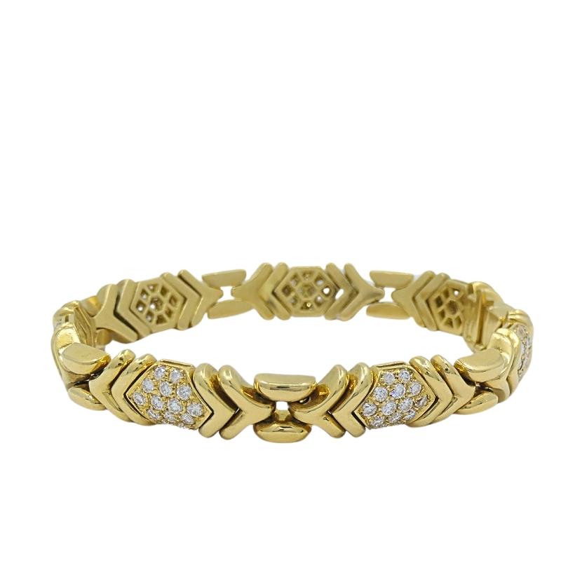 Bvlgari Bulgari Diamond Gold Bracelet 1