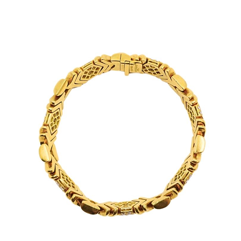 Bvlgari Bulgari Diamond Gold Bracelet 2