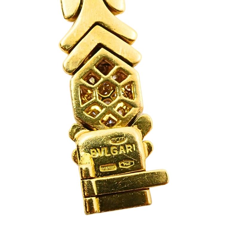 Bvlgari Bulgari Diamond Gold Bracelet 3